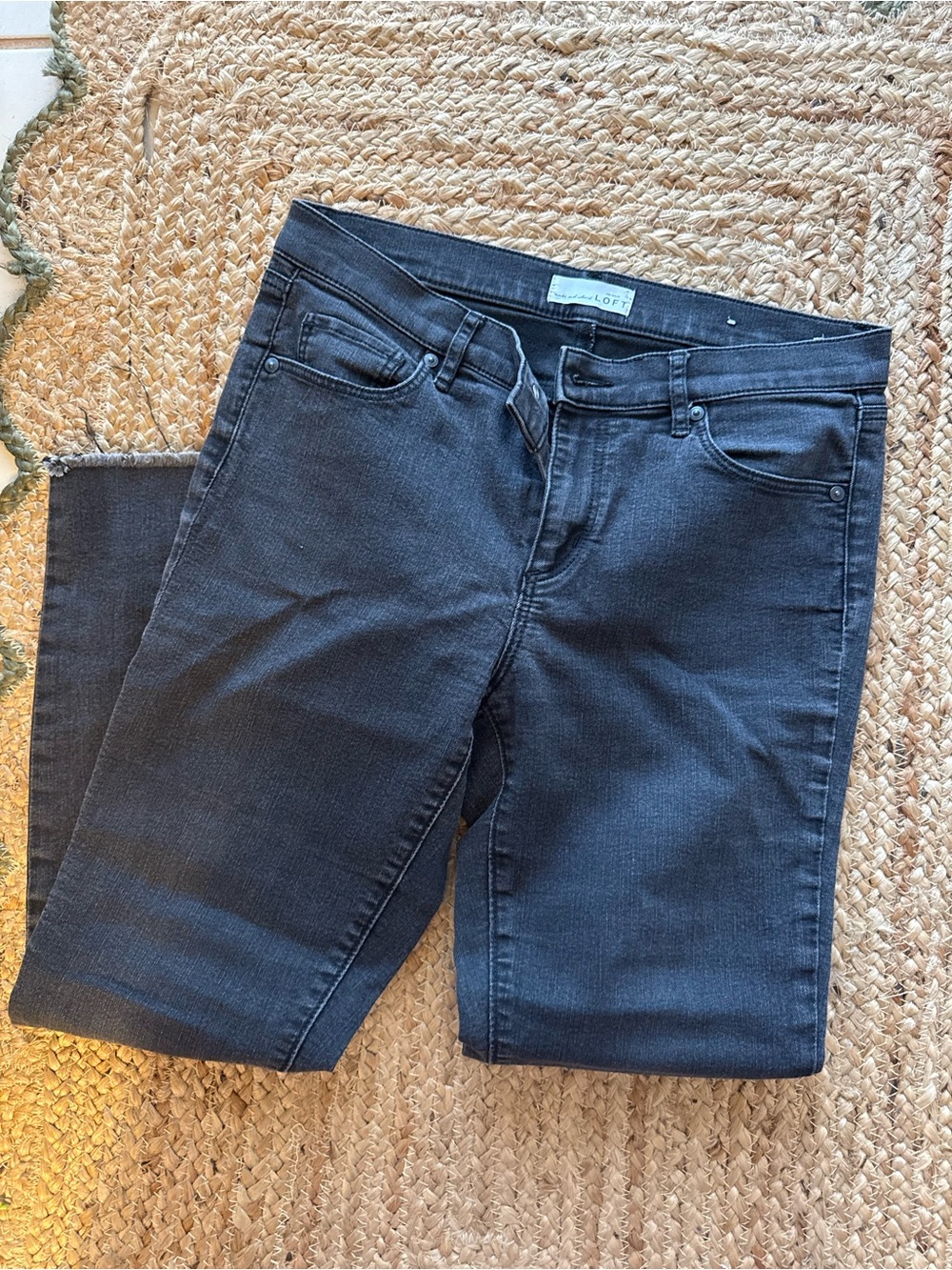 LOFT Dark Blue Skinny Jeans
